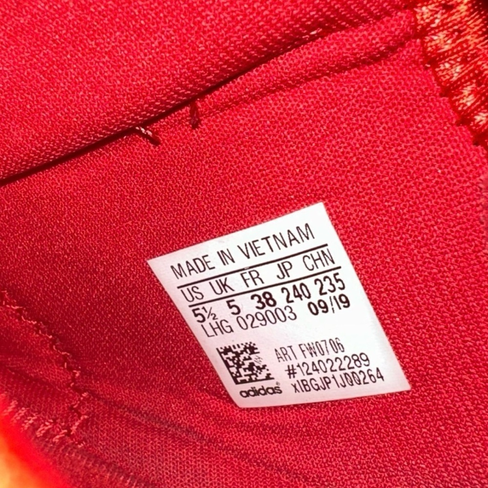 Adidas Kids Triple Scarlet Sneakers - Picture 8 of 8